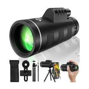 40x60 Monocular Telescope with Smartphone Adapter